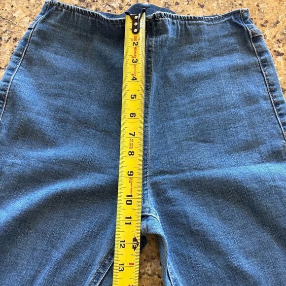 Jeans‎ Pull On Flare Denim Bohemian Boho Bell Bottoms stretch size medium - Picture 4 of 9